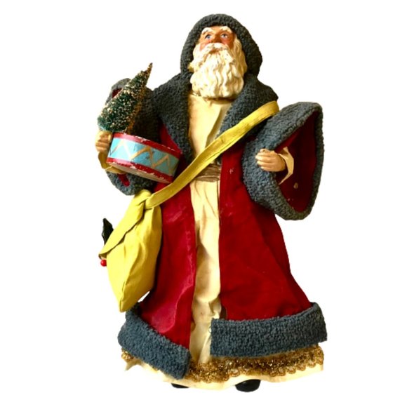 Midwest Imports Paper Mache & Resin Santa Claus Figurine St. Nick - Picture 10 of 14